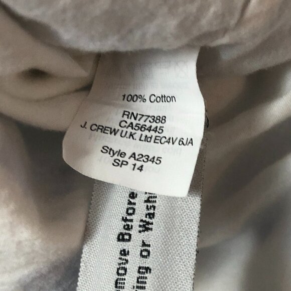 Madewell Ikat Blue Crosshatch Shirred Waist 100% Cotton White Mini Skirt Size S - Picture 5 of 7